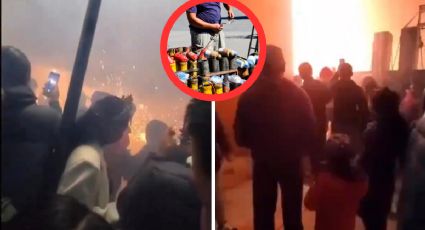 Pirotecnia provoca la explosión de un tanque de gas durante fiestas patronales I VIDEO