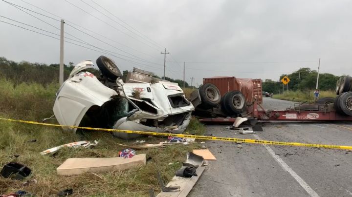Carreterazo en la Victoria-Monterrey deja un menor de edad muerto y 2 personas heridas