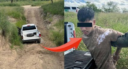 Joven huía al río Bravo y se atasca en el lodo; traía 12 indocumentados