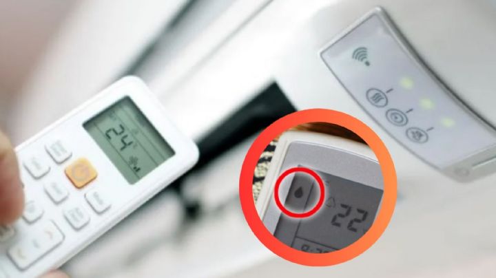 Minisplit: ¿Qué significa el símbolo de gota en el control?, lo que debes prever antes de invierno