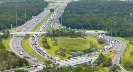 Huracán Milton provoca colapso de carreteras en Florida por residentes que huyen masivamente