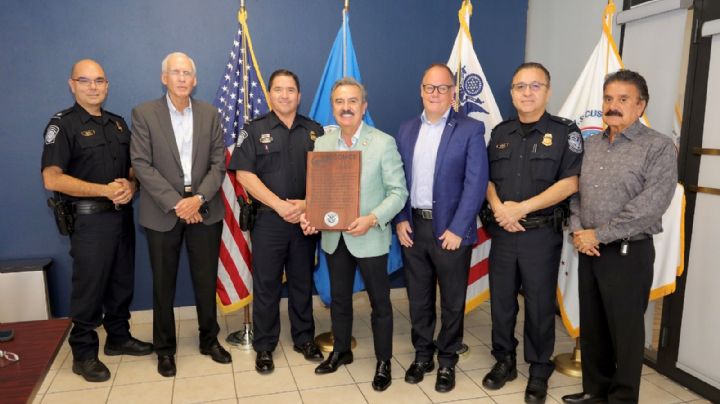 CBP reconoce labor de COMCE Noreste Capítulo Laredo tras tormenta en Puente del Comercio