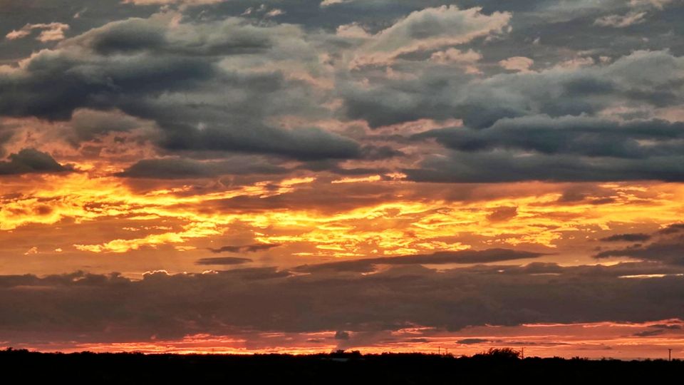 Atardecer espectacular en Nuevo Laredo