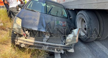 Mujer es chocada por tráiler en Nuevo Laredo; fue arrastrada varios metros