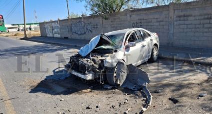 Nuevo Laredo: se estrella contra barda de cemento y se salva de milagro; iba a los campos de futbol