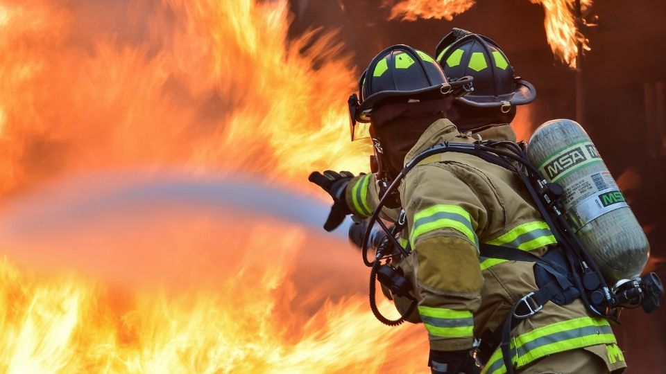 Incendio en Laredo.