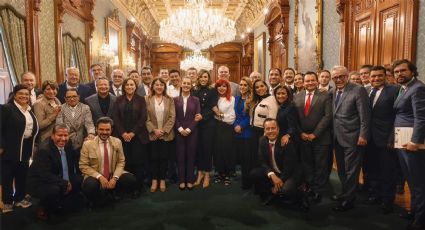 Américo Villarreal, presente en reunión con Sheinbaum para revisar avances del IMSS-Bienestar