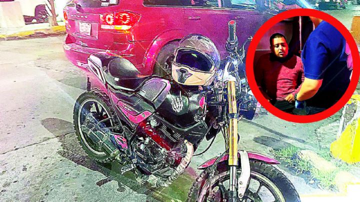 Nuevo Laredo: motociclista termina lesionado tras chocar contra auto en la Guerrero; culpable huyó