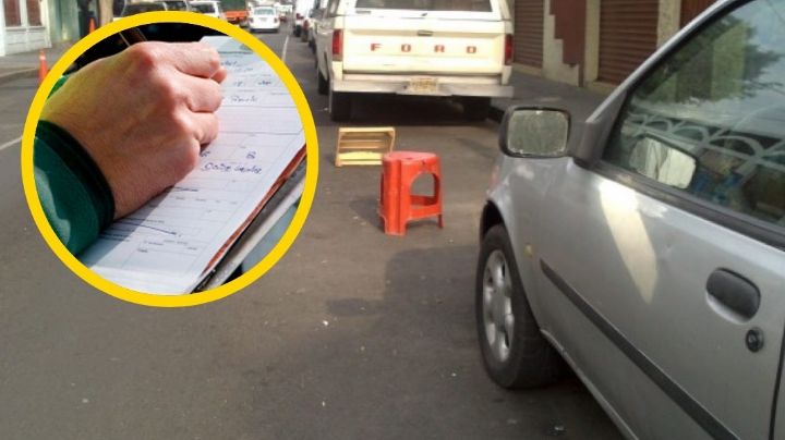 ¿Apartar lugares en las calles es un delito y de cuánto es la multa?; esto se sabe