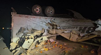 Fatal accidente en la Monterrey-Nuevo Laredo: trailero murió al quedarse dormido