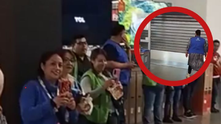 Empleados de Sam’s Club arman ‘fiesta' para recibir multitud de clientes, pero nadie llega | VIDEO