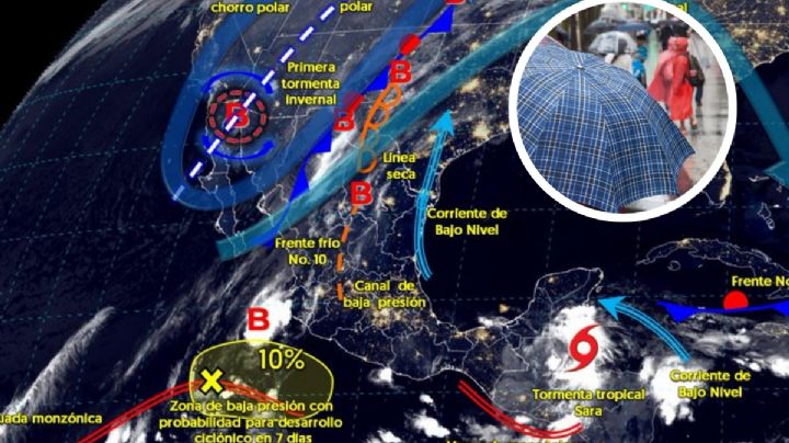 ¡Saca el abrigo! Frente Frío 10 y la primera tormenta invernal se acercan; estos estados serán los más afectados