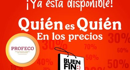 Buen Fin 2024: Profeco te ayuda a comparar precios con 'Quién es Quién'; evita malas compras