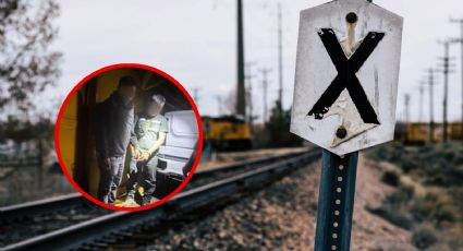 Hallan a 8 indocumentados en vagón de tren a 56 millas de Laredo; así se metieron al convoy