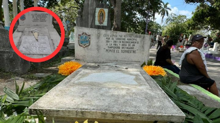 Asaltan tumba de 'Pepito el terrestre', figura icónica en la ciudad de Tampico