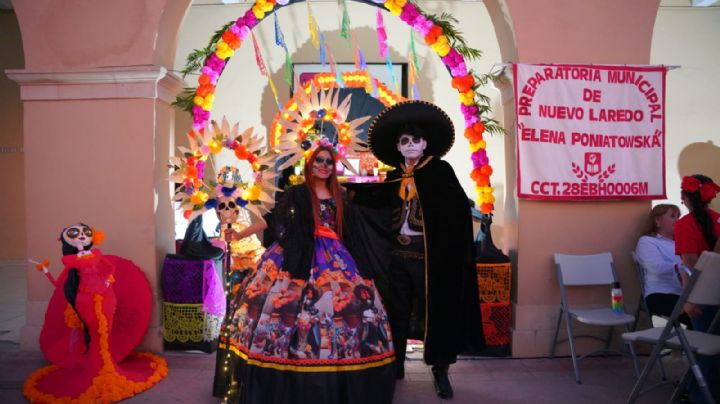 Celebran en Nuevo Laredo el Día de Muertos con espectacular Festival de la Catrina 2024