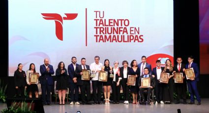 Premia Américo a talentosos jóvenes y deportistas tamaulipecos 