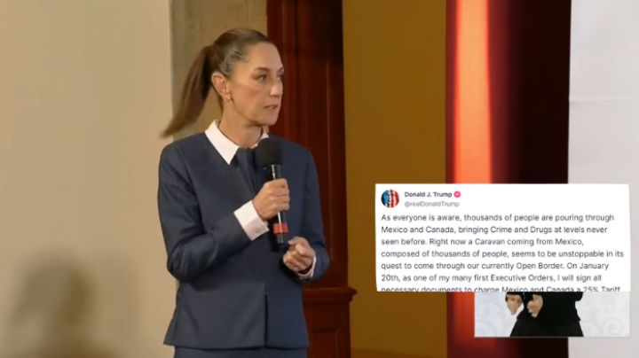 Esta es la respuesta de Claudia Sheinbaum a las amenazas de Donald Trump | VIDEO