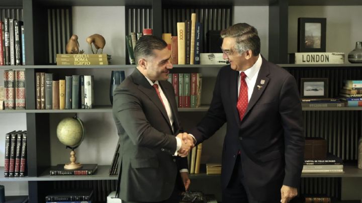 Tratan Américo Villarreal y Omar García Harfuch temas de seguridad en Tamaulipas