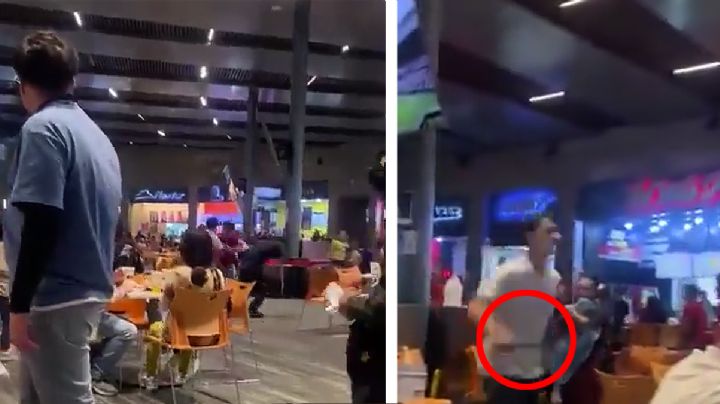 Dos jóvenes son acuchillados en centro comercial de San Nicolás, Nuevo León | VIDEO