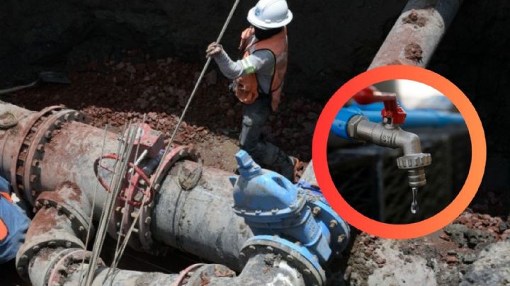 Corte de agua de 40 horas afectará a 300 colonias; podría durar hasta 3 días