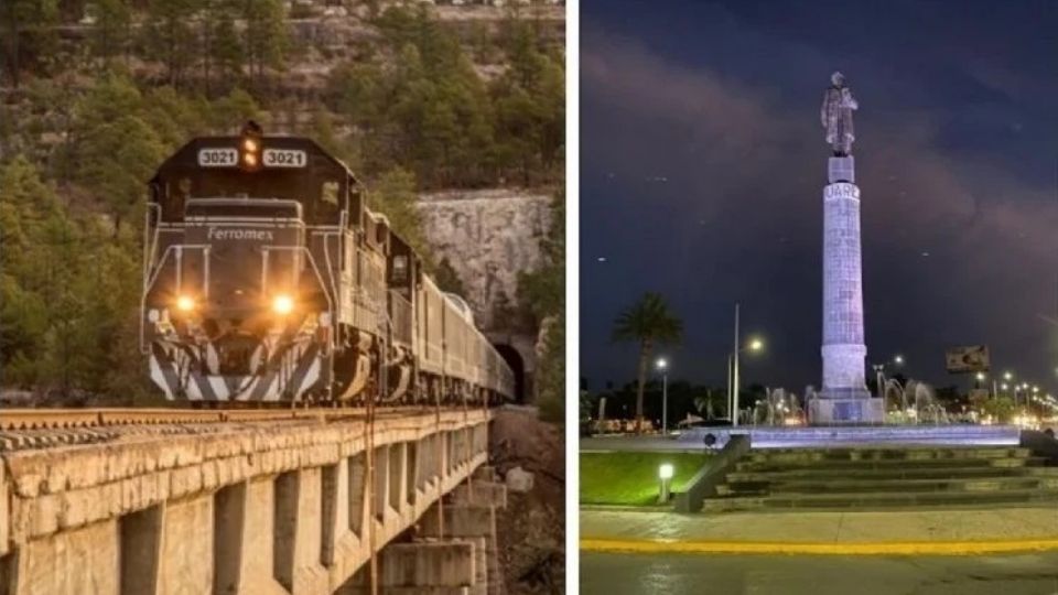 Tren de pasajeros en México: tramo Saltillo-Nuevo Laredo.