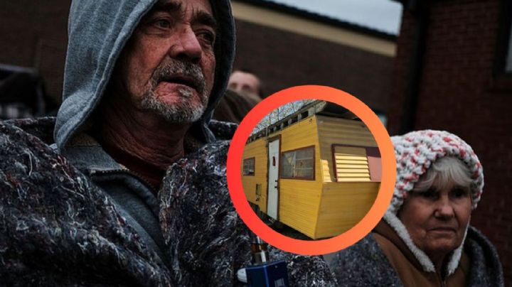 Así vivirán este gélido frío en la ciudad más pobre de Texas; techos de lámina y madera