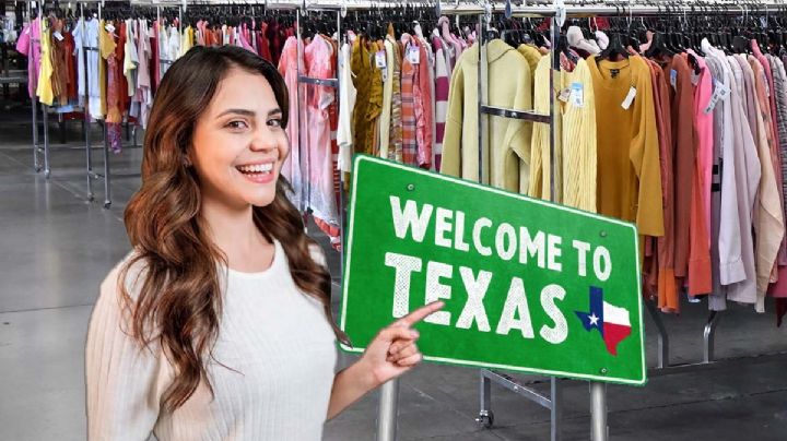 Tienda de Texas donde venden la ropa por libra; es de las favoritas de los mexicanos