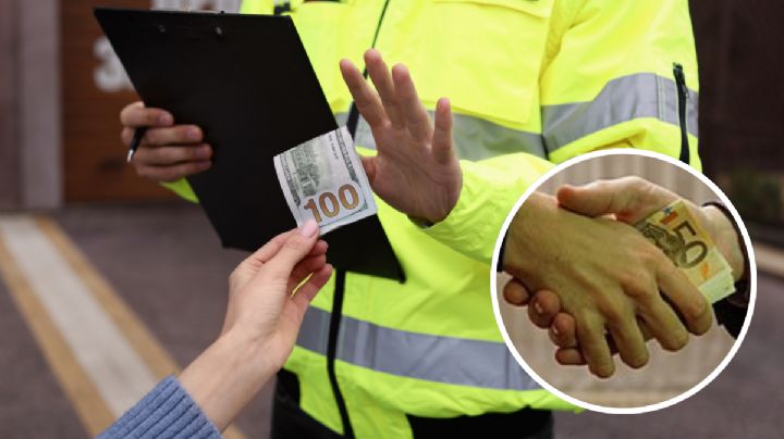 Tránsito pide 'mordida' a turistas para no multarlos; 'les estoy haciendo el paro' | VIDEO