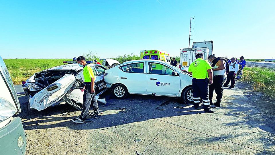 Cuantiosos daños materiales se registraron en este percance