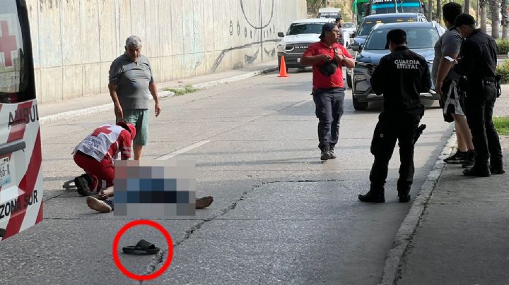 ¡Sandalia maldita!: hombre se tropieza con su chancla y cae de puente de 10 metros de altura