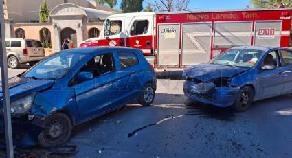 Mujer provoca accidente vial en calles de la Colonia Juárez; ignoró la señal de alto