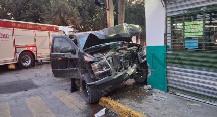 Nuevo Laredo: brutal choque en la Guerrero envía a un hombre al hospital