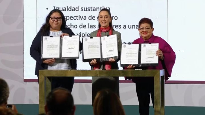 Claudia Sheinbaum firma reformas clave en materia de igualdad de género; en esto consisten
