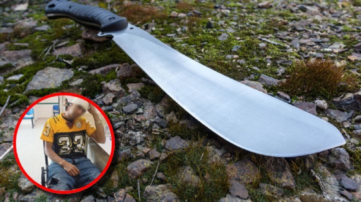 Agreden a joven con machetazo en vía pública; venía de la mano con su novia