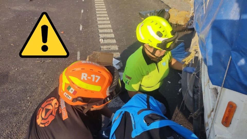 Carretera Monterrey-Nuevo León: choque de tráiler y camioneta deja un muerto