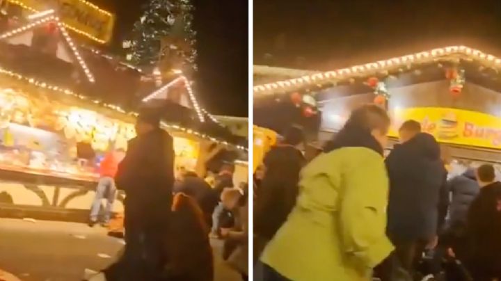 Atropellamiento masivo en mercado navideño deja dos muertos y más de 60 heridos | VIDEO