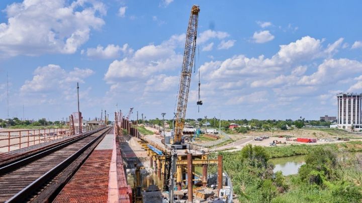 Inaugura CSP puente ferroviario de Nuevo Laredo en febrero