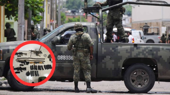 Aseguran armas de alto poder y vehículos blindados; desarticulan célula criminal