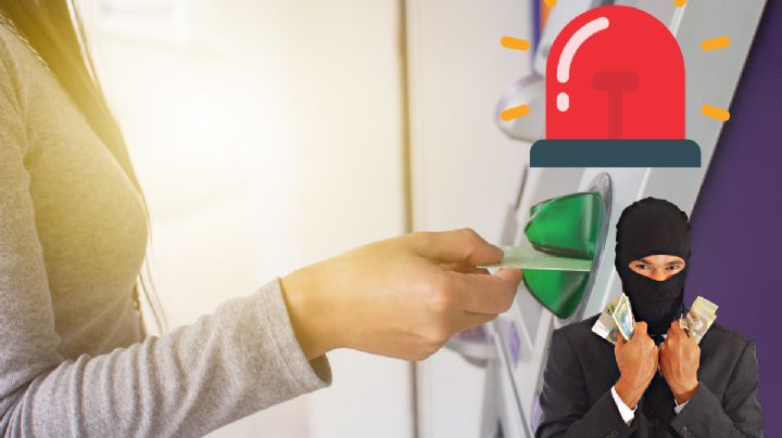 Esta práctica en el cajero automático representa un peligro; los ladrones podrían quitarte tu dinero