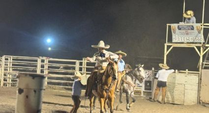 Acuden familias a charreada de la Liga de Ciudadanos Latinoamericanos Unidos Concilio 12