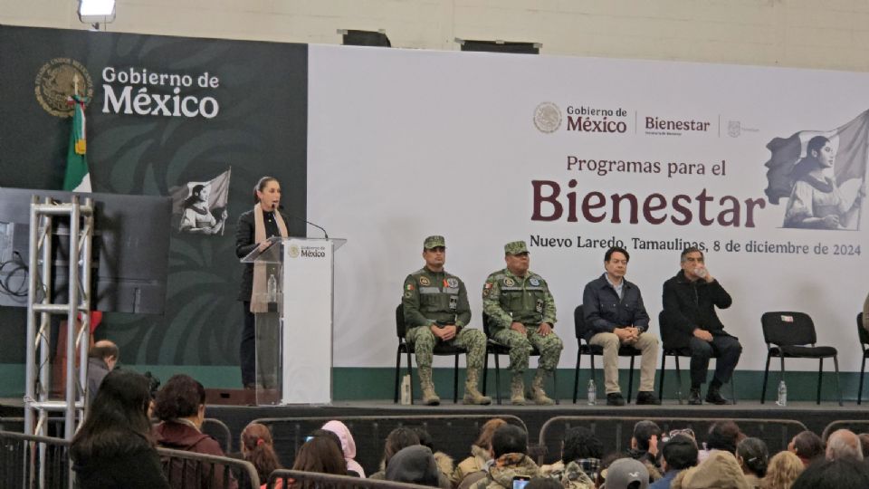 Claudia Sheinbaum en Nuevo Laredo