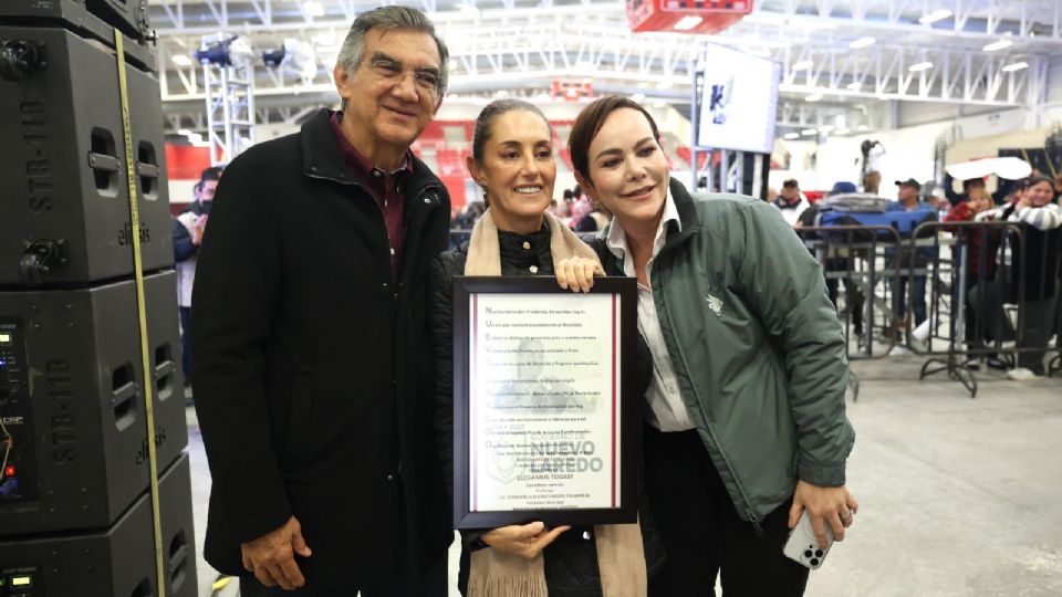 La Presidenta de México visitó Nuevo Laredo.