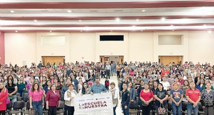 Rescata la 4T 190 escuelas de Nuevo Laredo