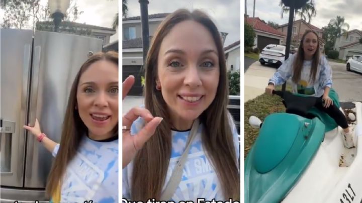 Esto es lo que tiran a la basura en vecindarios ricos de EU; quedarás impactado | VIDEO