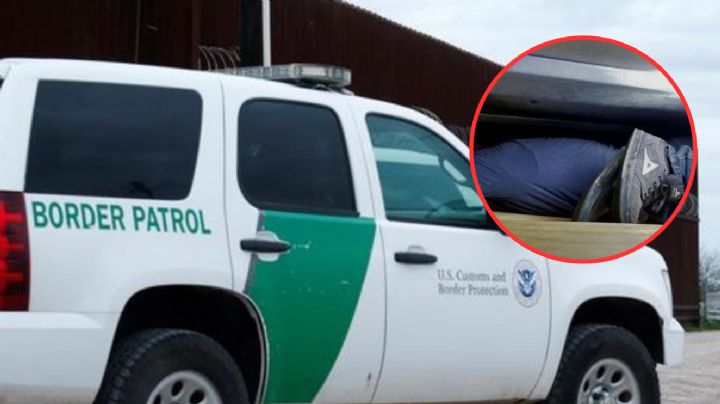 Agentes Fronterizos atrapan a trailero con 8 indocumentados abajo de la cama del camarote