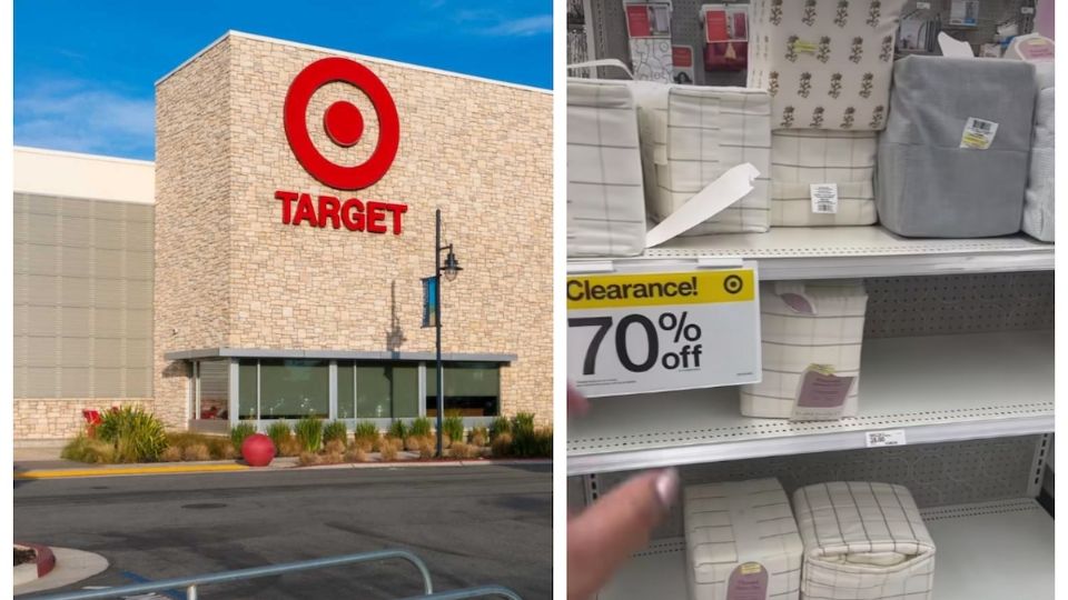 Target remata artículos al 70% de descuento.