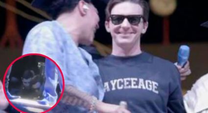 Graban a Drake Bell consumiendo sospechosa sustancia en concierto de Grupo Firme | VIDEO