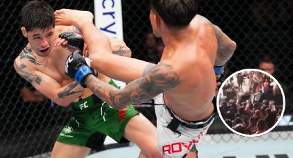 Aficionados protagonizan pelea campal en función de UFC, en la CDMX | VIDEO