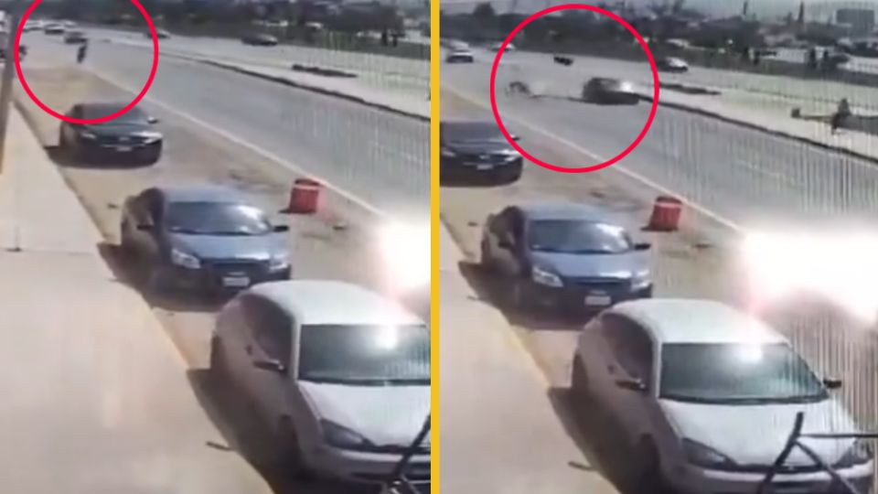 El joven circulaba sobre la vialidad, hasta que decidió pasar al otro lado de la carretera, con un destino fatal del otro lado del camino